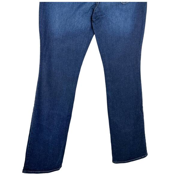 Y2K Eddie Bauer Jeans Women's Size 2 Curvy Bootcut Mid-Rise Dark Wash Normcore - Picture 5 of 9